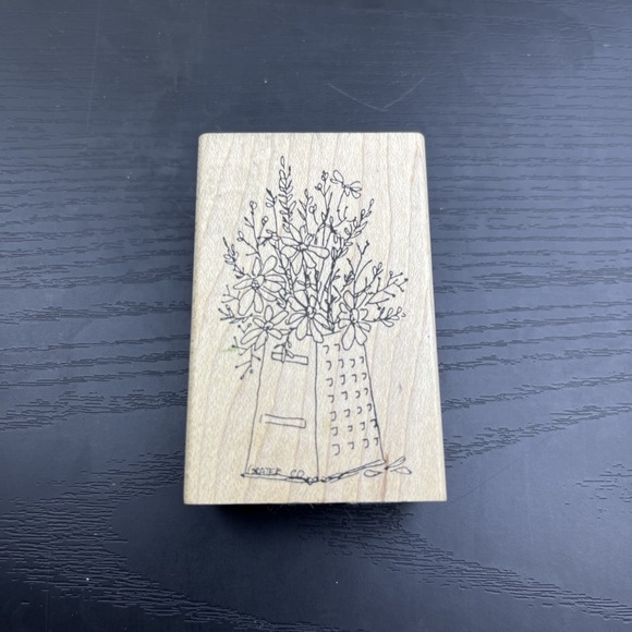 Other - Flowers In A Cheese Grader Embossing Stamp